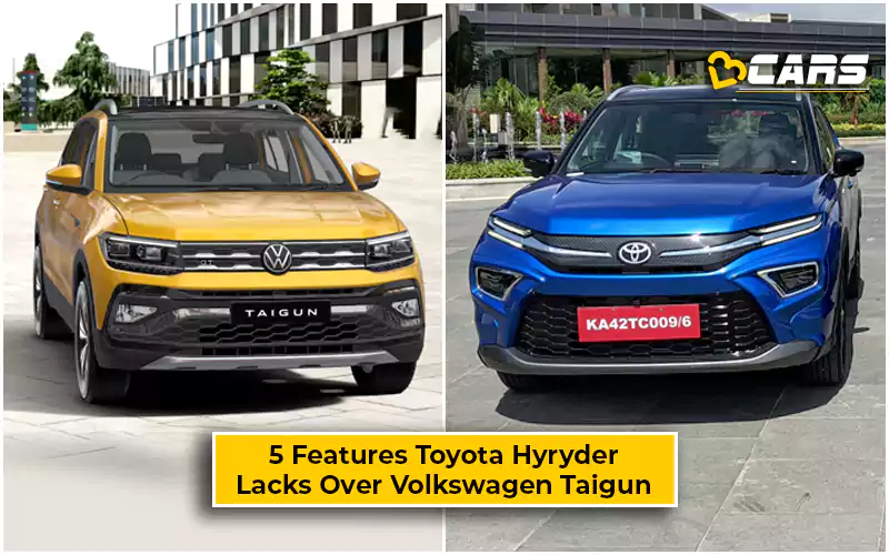 Features Volkswagen Taigun Gets Over Toyota Urban Cruiser Hyryder